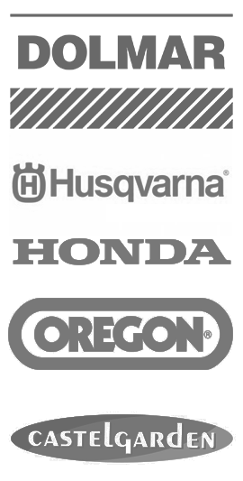 Dolmar Husqvarna Honda Oregon CastelGarden Logos